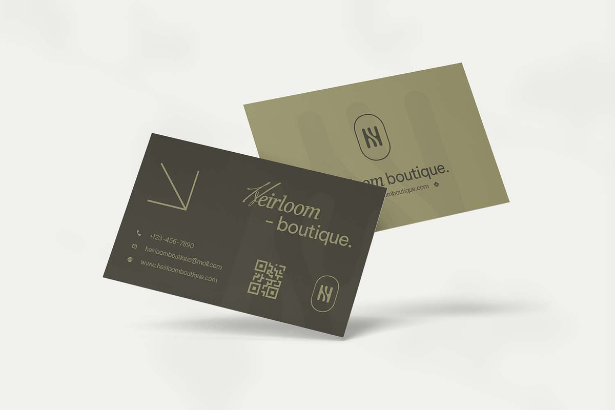 Heirloom Fashion - Business Card, a Business Card Template by VUNIRA (Photo 3 of 3)