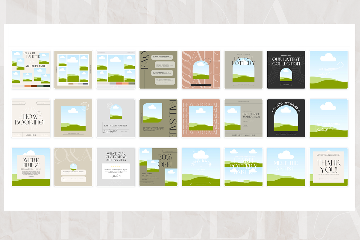 Helena | Canva Instagram Templates, a Social Media Template by Feather & Sage Design (Photo 6 of 10)