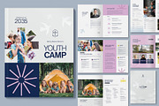 Youth Camp Brochure Template, a Brochure Template by DesignerCandies (Thumbnail 1 of 5)