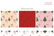 Christmas Seamless Pattern Set, an Illustration by Oleksandra Illustrates (Thumbnail 4 of 20)