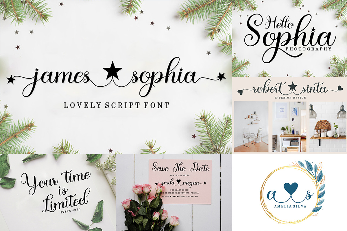 All Type Collection Font Bundle, a Script Font by Bosstype Studio (Photo 34 of 45)