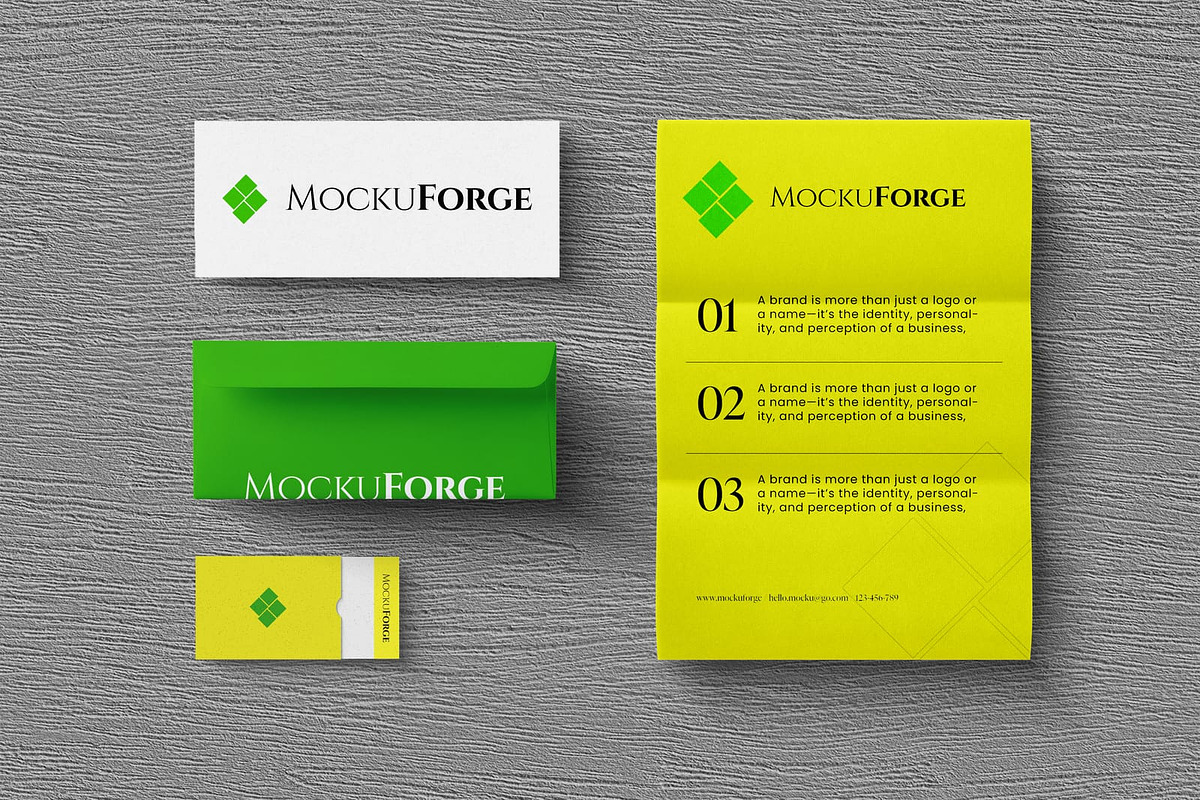 MockuForge Brand Identity, an Advertising Mockup by etigma.com (Photo 22 of 26)