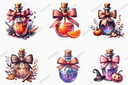 Chic Halloween Potion with Bow Png, a Graphic by designcity5 (Thumbnail 5 of 5)