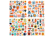 Prompt Mexican Folk Clipart, a Decorative Illustration by Creative design (Thumbnail 4 of 7)