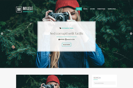 Milele | Fullscreen Header WP Theme