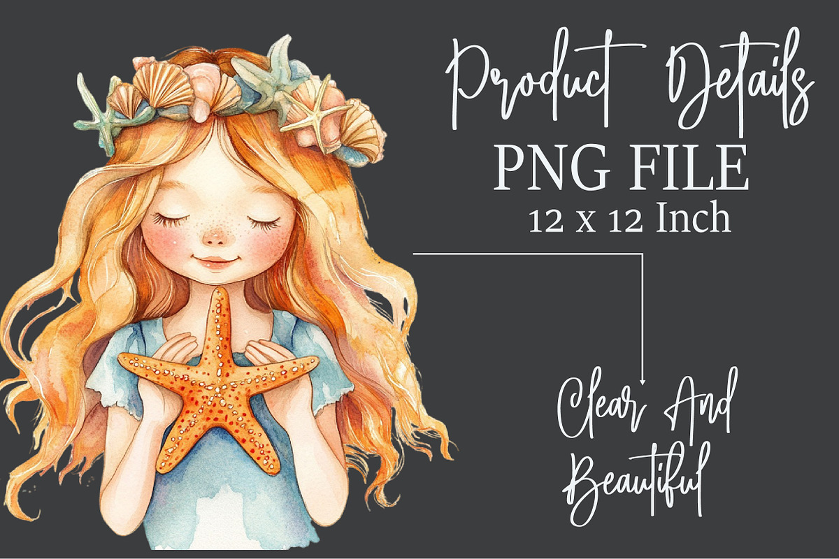 Whimsical Summer Girl Clipart, an Illustration by Rose Art (Photo 5 of 6)