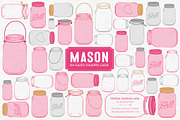 Hot Pink Jar Vectors & Clipart, an Illustration by Amanda Ilkov (Thumbnail 1 of 4)
