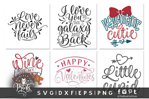 Valentines Bundle SVG DXF EPS PNG