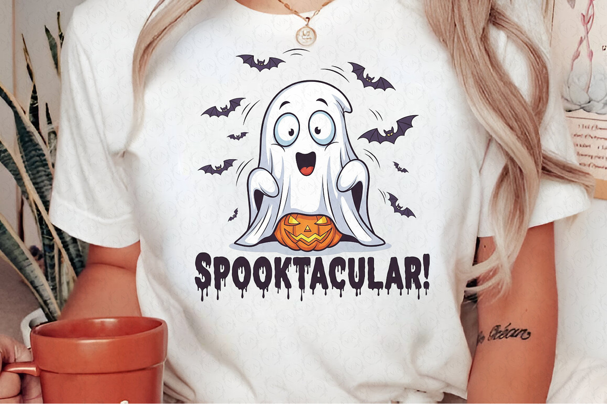 Halloween Funny ghost spooktacular, an Illustration by Craft Nest (Photo 2 of 6)