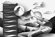 Procreate Stipple Brushes, a Brush Add-On by pixelbuddha.net (Thumbnail 2 of 6)