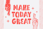 Dotted Font, a Sans Serif Font by Moloko88 (Thumbnail 4 of 6)