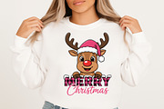 Merry Christmas Holiday reindeer PNG, an Illustration by Libby Wishes (Thumbnail 2 of 8)