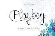Playboy Modern Challigraphy, a Script Font by Roni Studio (Thumbnail 1 of 4)