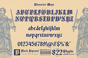 Black Kiyrand Typeface, a Blackletter Font by alit design (Thumbnail 3 of 17)