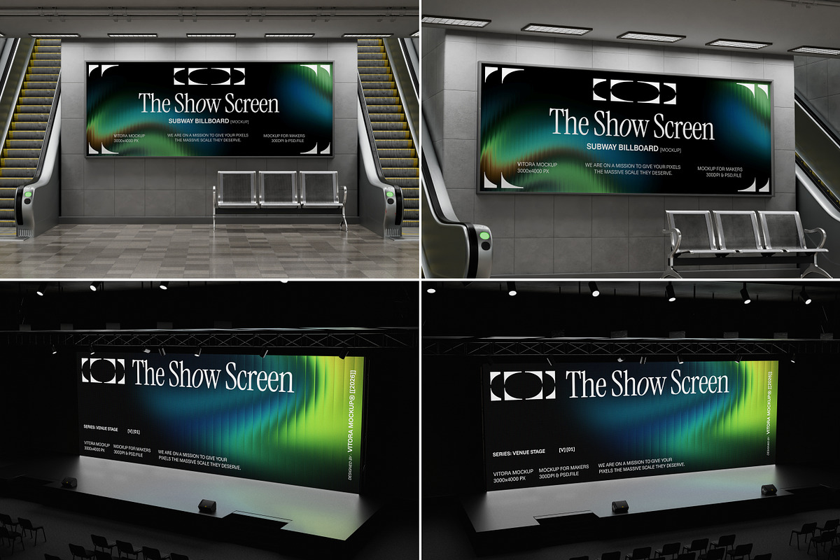 40+ Event Screen Mockup Bundle, a Mockup by Vitora Mockup (Photo 8 of 13)
