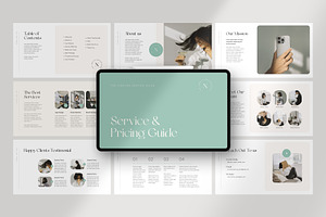 Service and Pricing Guide Canva, a Presentation Template by Lunaria