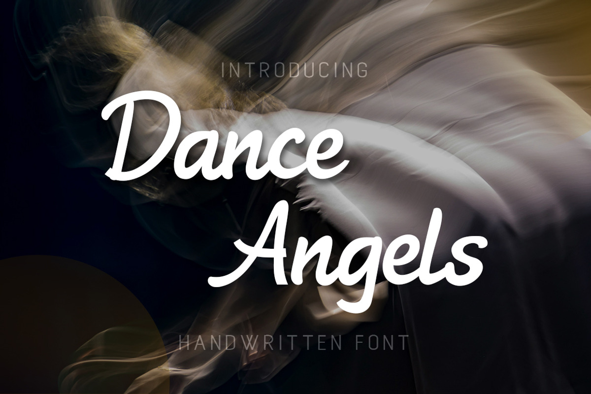 Dance Angels - Handwritten Script, a Handwritten Font by syabab studio (Photo 1 of 8)