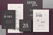 Minimalist Wedding Invitation Set, an Invitation Template by graphicook (Thumbnail 3 of 3)