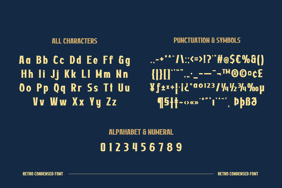 Ateknov | Retro Condensed Font, a Serif Font by twinstd (Photo 12 of 13)