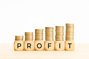 Profit growing concept