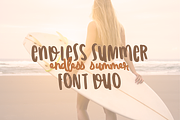 Endless Summer Font Duo, a Script Font by OnTheSpotStudio (Thumbnail 1 of 3)