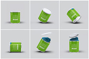 Cylindrical Container Mock-Up, a Packaging Mockup by DesignRushMarket (Thumbnail 2 of 15)