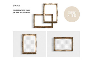 Isolated Old Frames Mockups