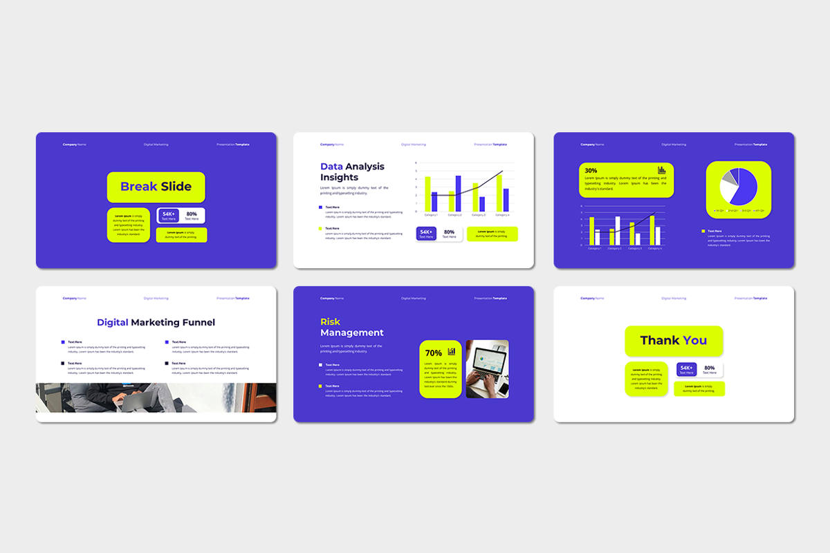 Modern Marketing - Keynote Template, a Design Template by QR Design Studio (Photo 3 of 3)