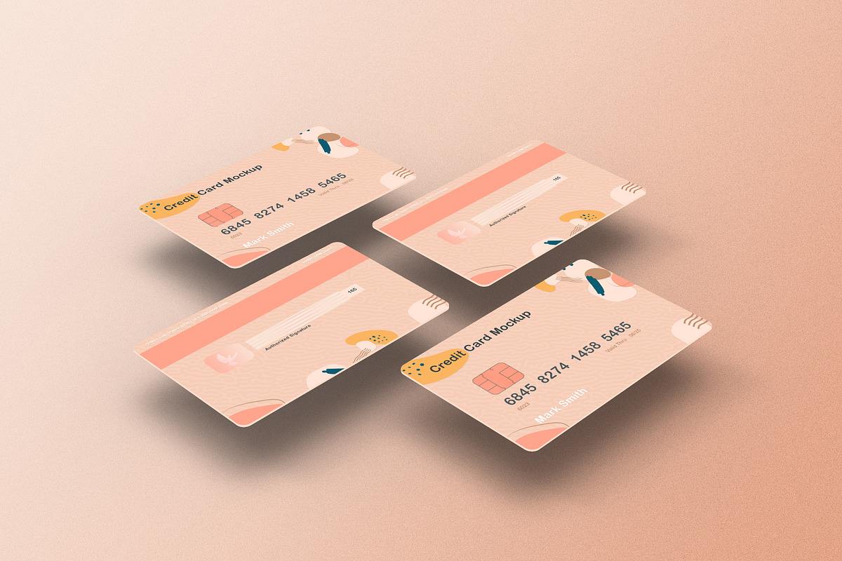 Credit Card Mockups Set | 51 PSD, a Print Template by ExplicitConcepts (Photo 39 of 51)