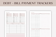 Budget Planner Printable, a Print Template by SofiaDesign16 (Thumbnail 3 of 10)