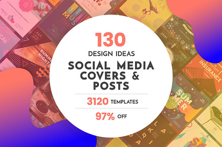 Social Media Template Bundle Sale, a Social Media Template by Amber Graphics