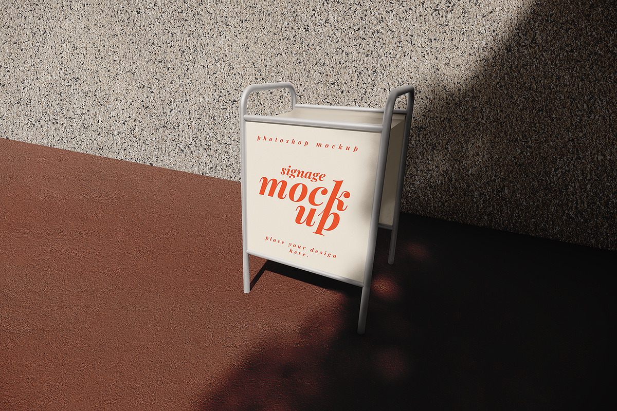 Signage Mockup Set, an Advertising Mockup by Mirachma Project (Photo 7 of 11)