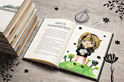 Amy in Wonderforest - hand drawn set, a Decorative Illustration by Satika (Thumbnail 5 of 15)