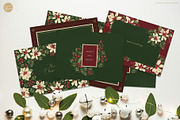 Floral Christmas Cards & Backgrounds, a Background Graphic by Euonia Meraki (Thumbnail 7 of 10)