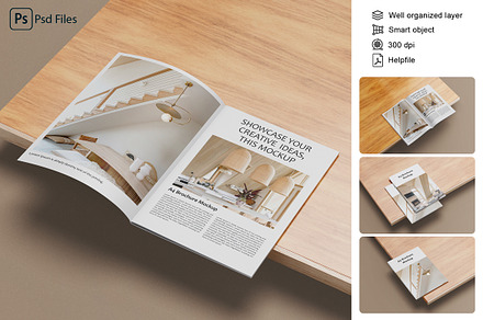 A4 Brochure Mockup