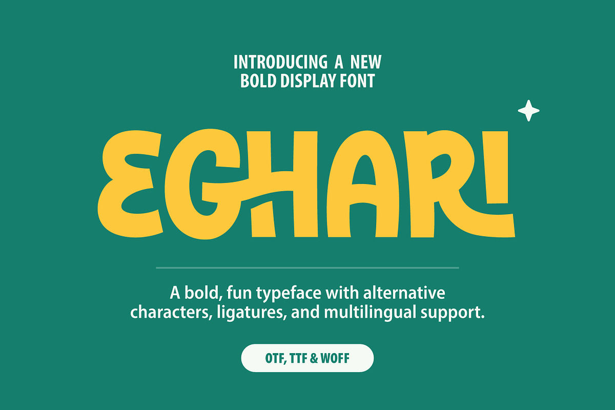 Eghari - Sans Serif, a Sans Serif Font by Lettermine (Photo 1 of 10)