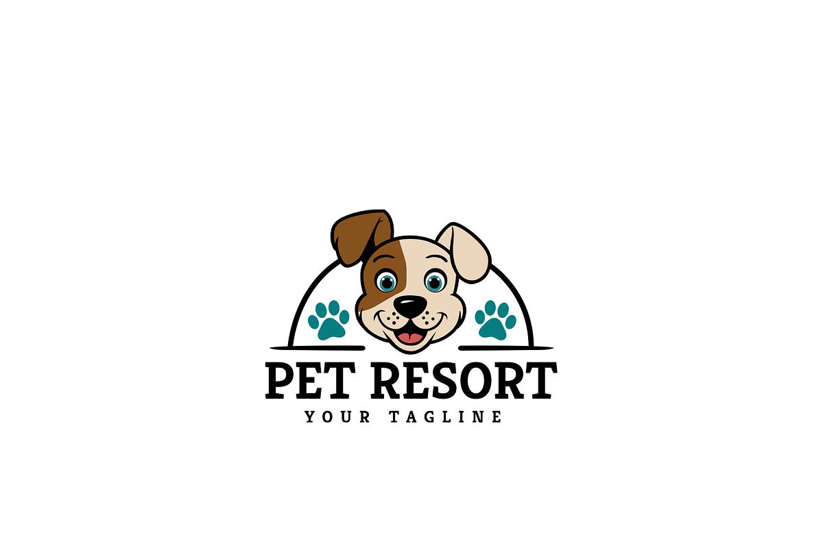 Pet Resort Logo, a Branding & Logo Template by HueNestify (Photo 1 of 2)
