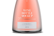 Frosted Bottle Mockup - Rose Wine, a Product Mockup by Graxaim Mock-up (Thumbnail 4 of 6)
