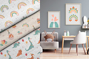 Dinosaur's birthday party, an Animal Illustration by Anna Summer (Thumbnail 6 of 11)