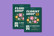 Florist Shop Flyer Set, a Flyer Template by Patria Ari (P4tcreativa) (Thumbnail 2 of 4)
