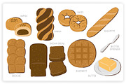 69 Bread Elements, an Object Graphic by monkik (Thumbnail 2 of 14)