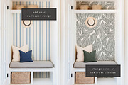 Boho Entryway Wallpaper Mockup, a Household Mockup by LinnestCreative (Thumbnail 4 of 5)