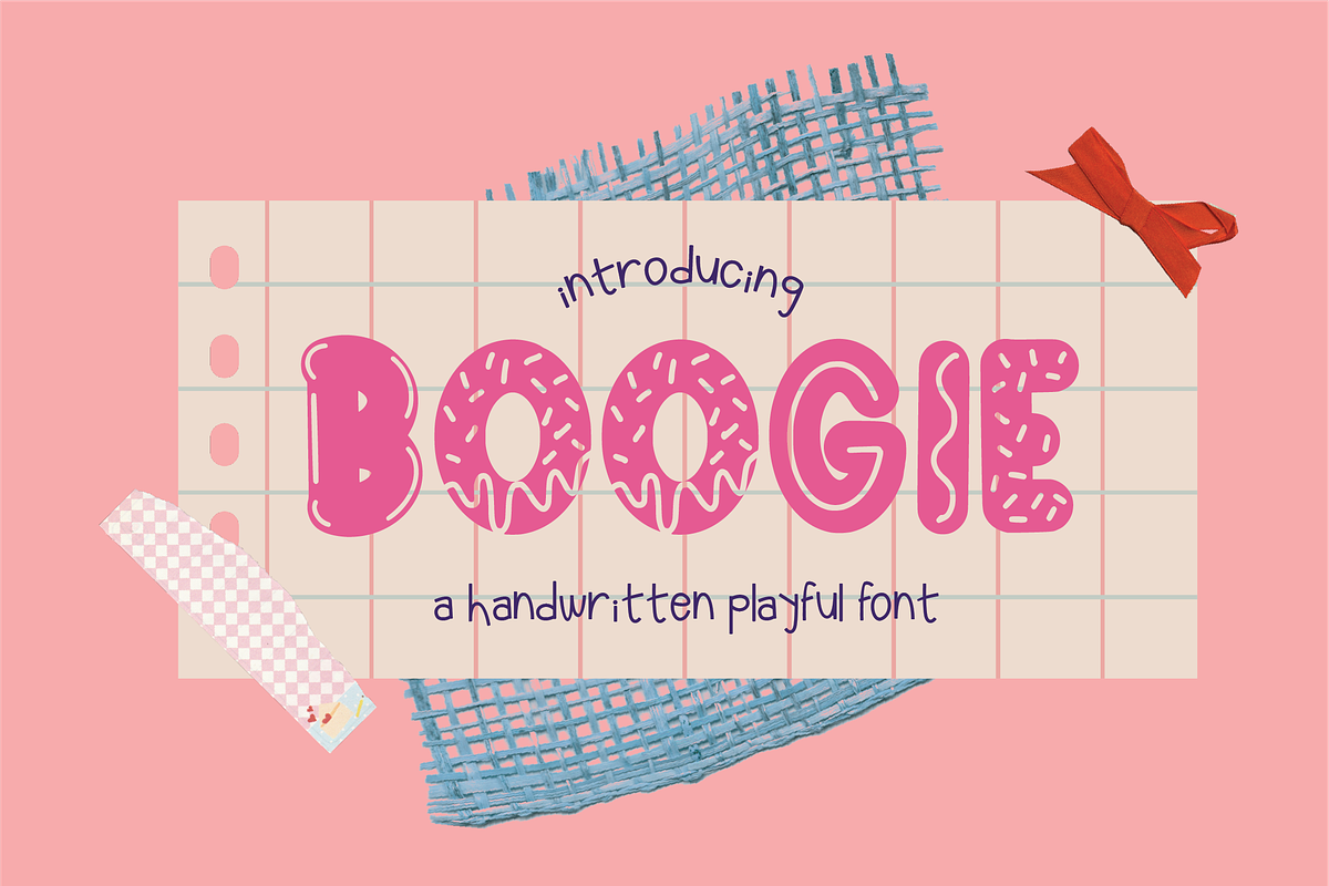 Boogie - Handwritten Playful Font, a Handwritten Font by Berdansabersama (Photo 1 of 8)