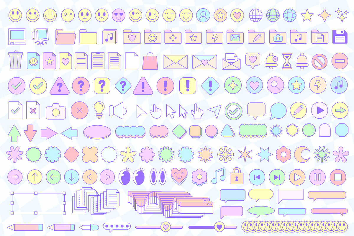 Y2K UI VECTOR KIT, an Object Graphic by craftlove (Photo 10 of 13)