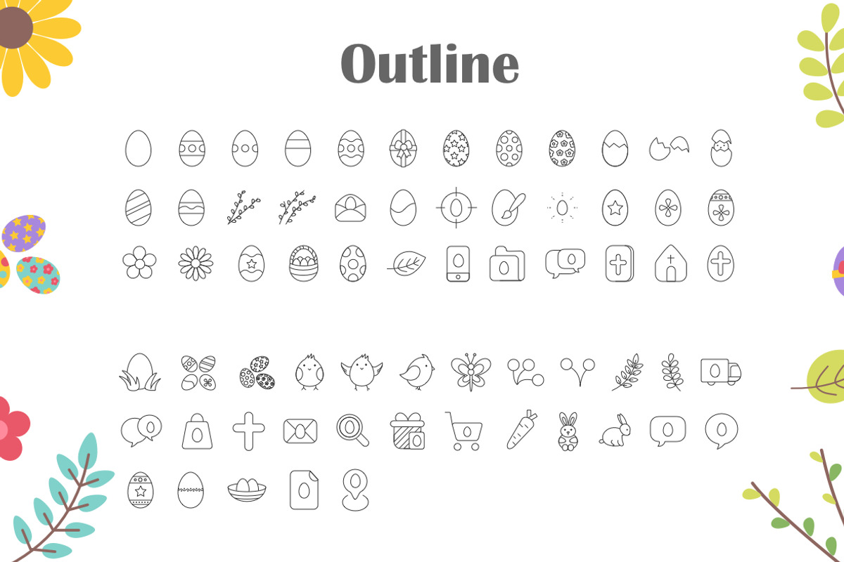 65 Easter Icons, an Icon by CustomIconDesign (Photo 2 of 5)