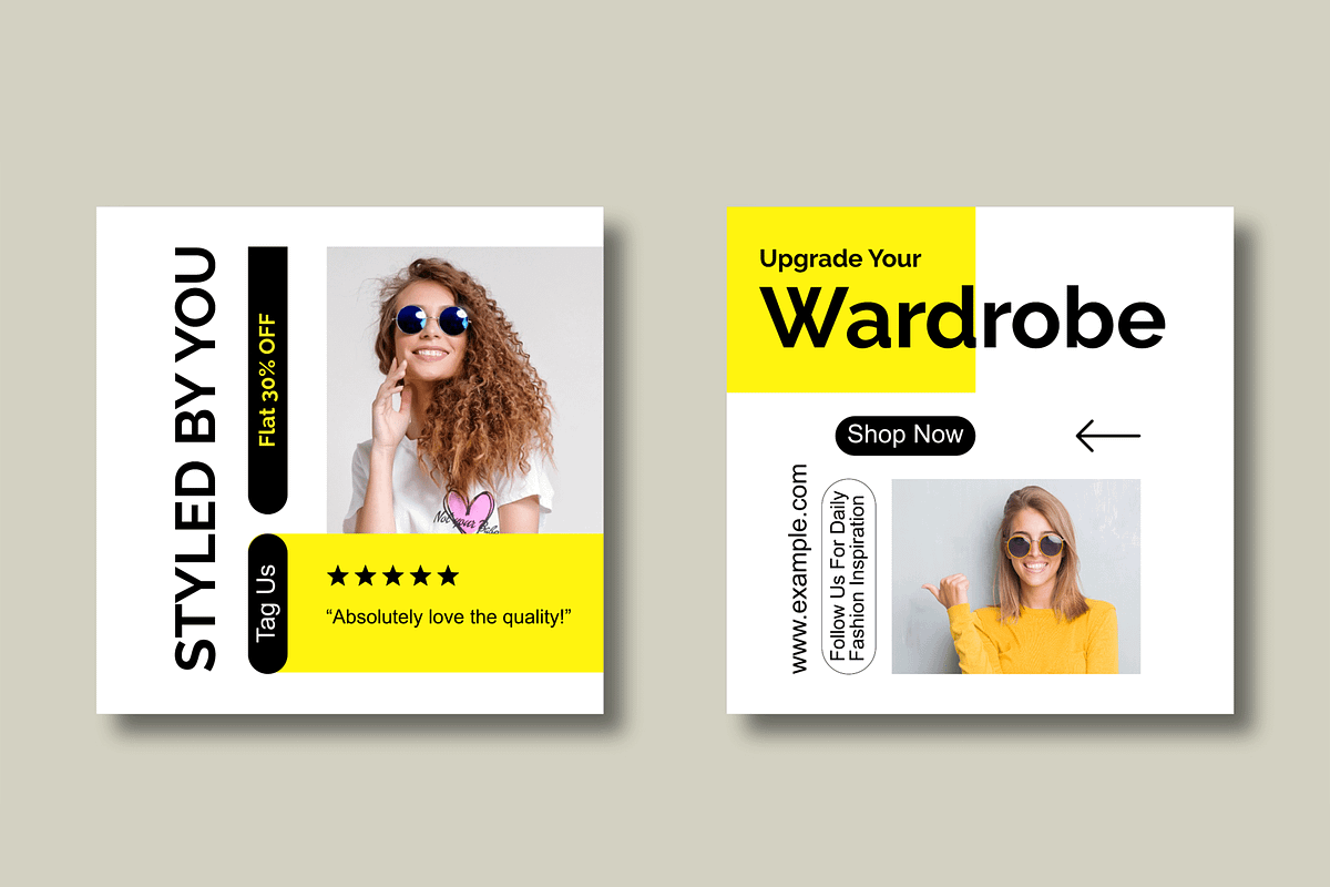 Fashion Social Media Template, a Social Media Template by MightyDesign (Photo 5 of 8)