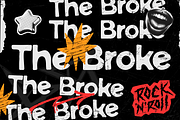 Fledora Dirty – Bold Rounded Grunge, a Sans Serif Font by MaikoHatta (Thumbnail 2 of 8)