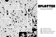 Splatter Spray Seamless Patterns, a Pattern Graphic by Pulpixel Design (Thumbnail 4 of 10)