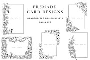 Line Art Floral Clipart, a Decorative Illustration by AW Studios (Thumbnail 7 of 11)