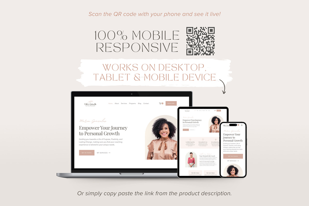 Wix Template Coaching Wix Website, a Wix Template by vectorocean (Photo 5 of 11)